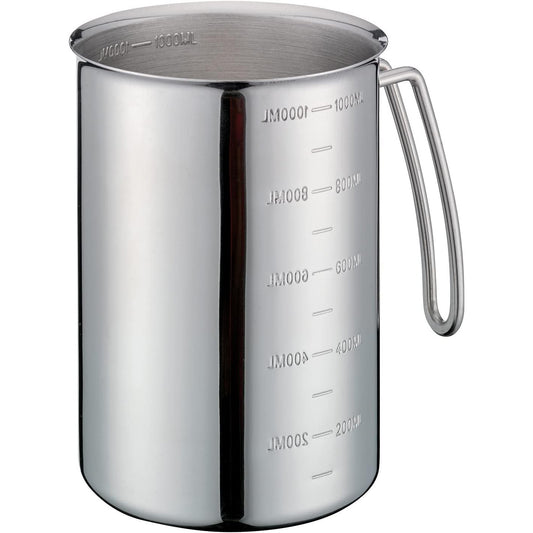 Kuechenprofi 1L Stainless Steel Measuring Cup with Handle