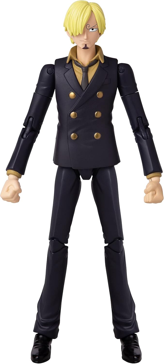 Bandai Anime Heroes One Piece Sanji Figure 6.5" Articulated Collectible