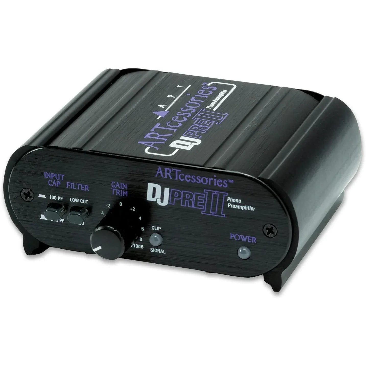 ART DJPREII Black Phono Preamplifier with Switchable Capacitance - Gomix Brands Outlet