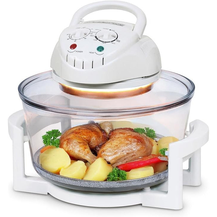 Large 17L TZS First Austria Halogen Oven with Extender Ring