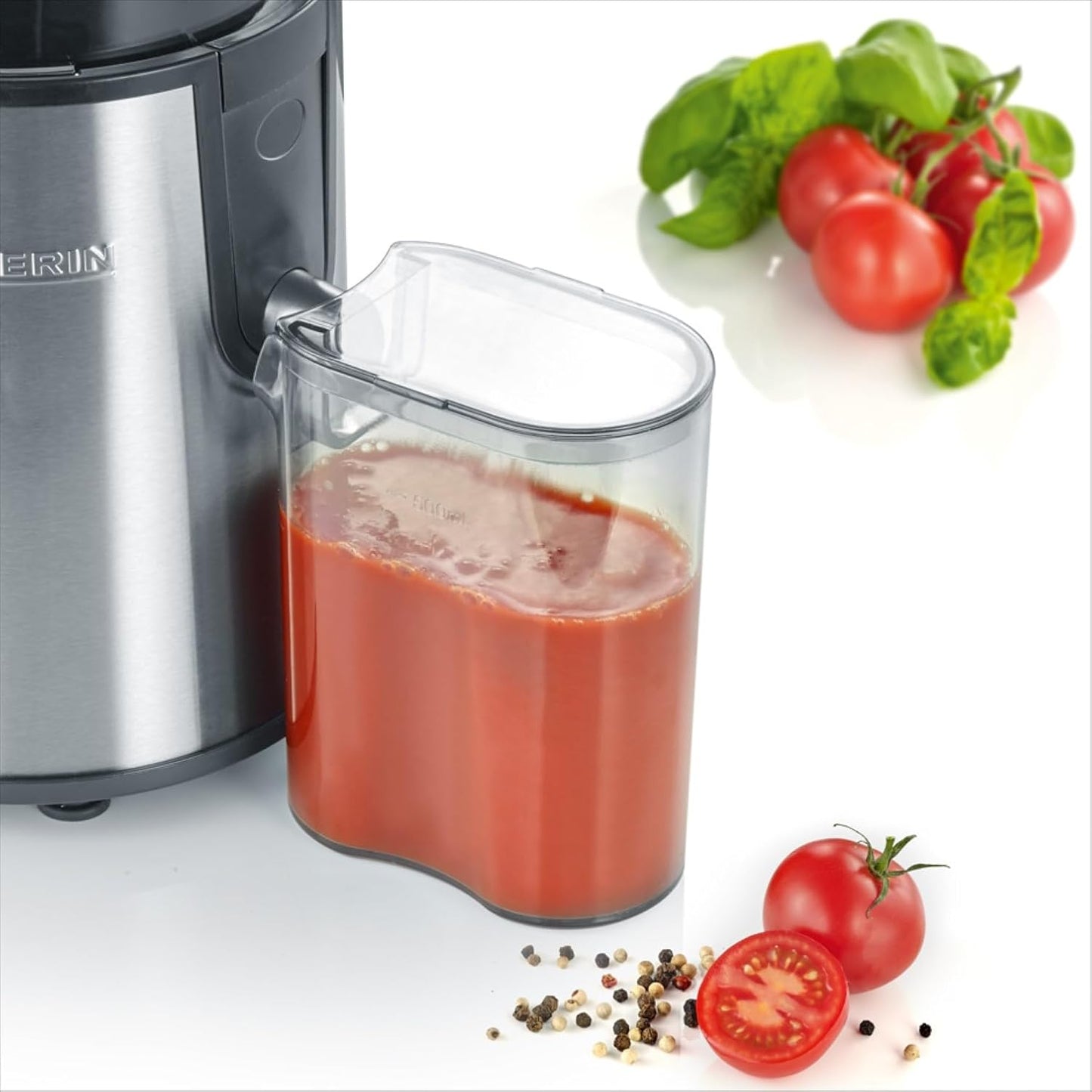 Severin ES 3566 Stainless Steel Juicer with XXL Feed Chute