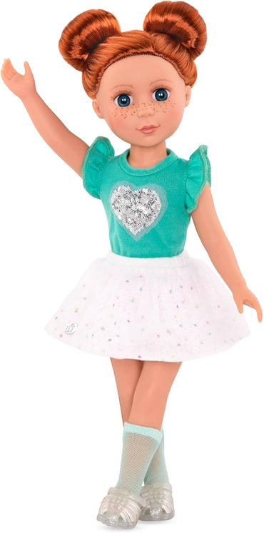Glitter Girls Sparkling Top and Skirt Outfit for 14-Inch Dolls