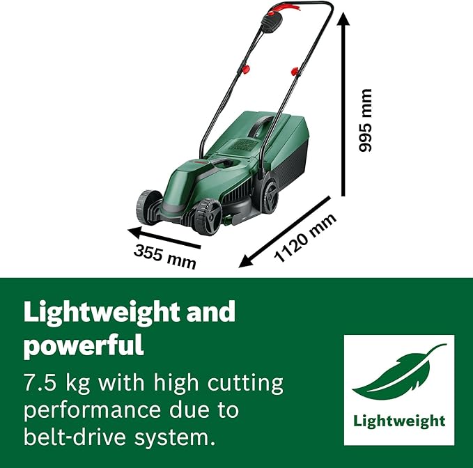 Bosch EasyMower 18V Cordless Lawn Mower 32cm Cut Width