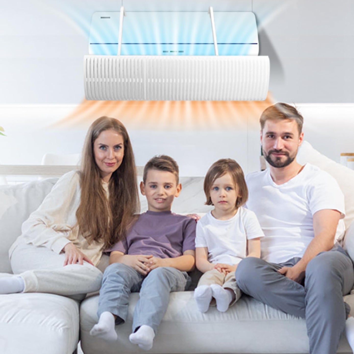 Adjustable Air Conditioner Wind Deflector for Wall-Mounted Units