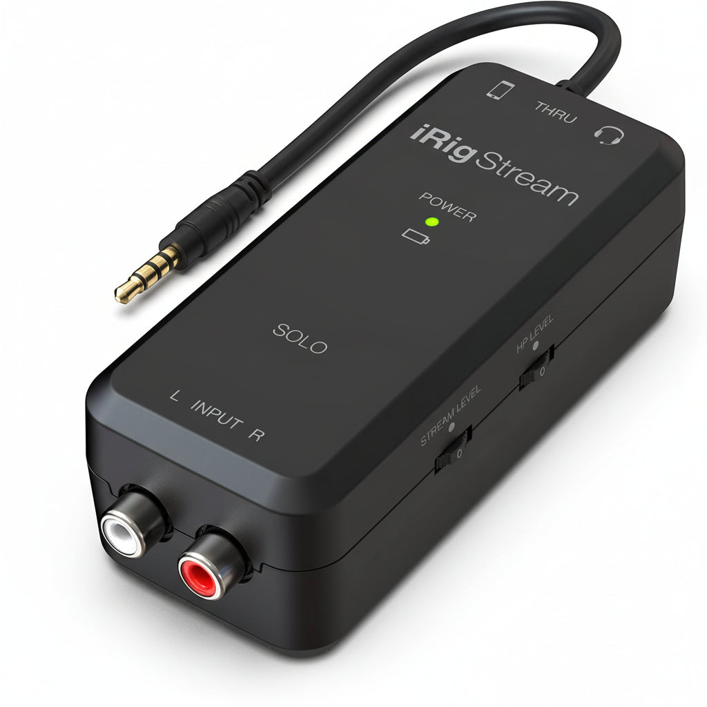IK Multimedia iRig Stream Solo Audio Interface for Mobile Streaming