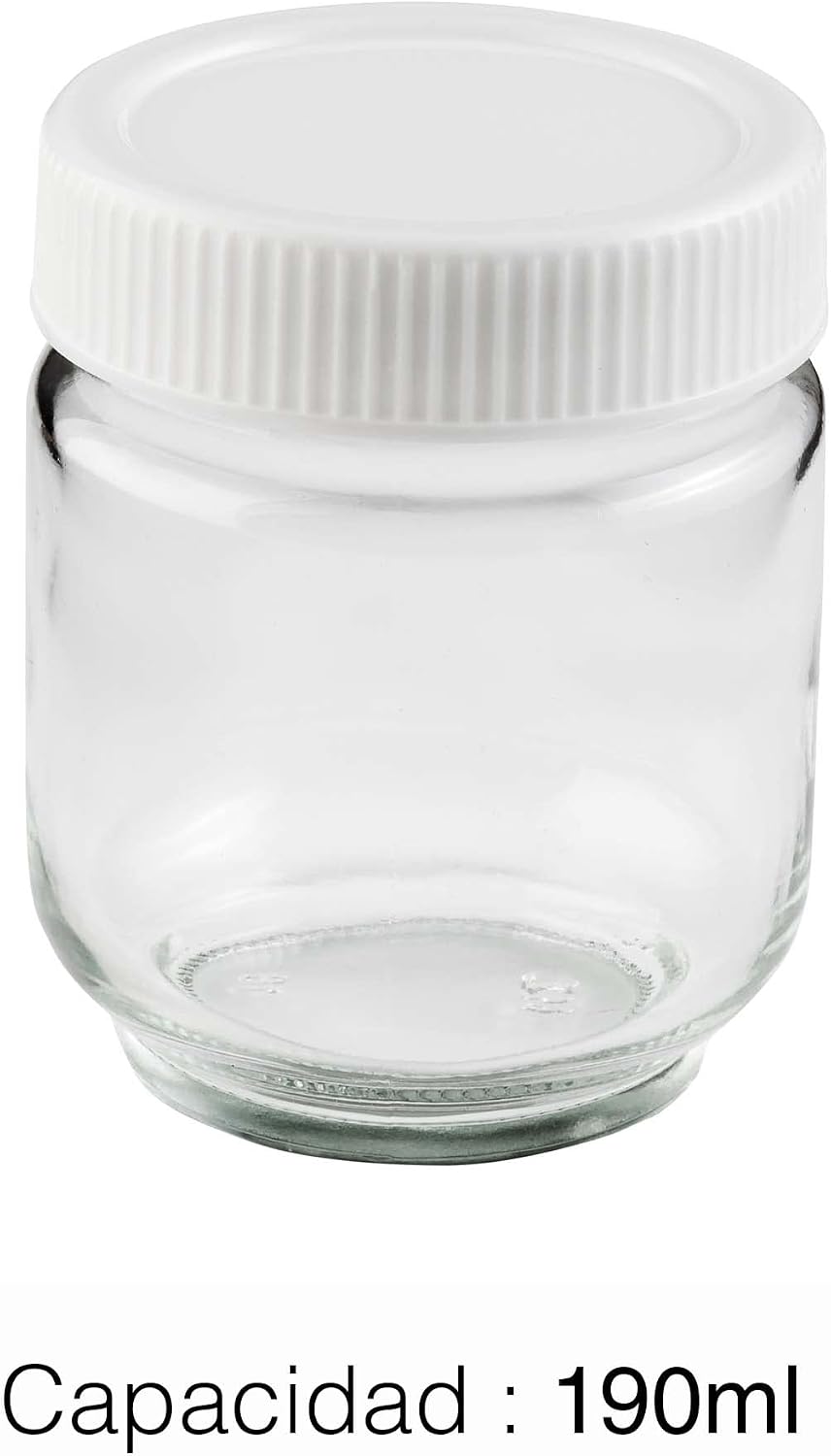 LACOR 69244 Glass Yogurt Cups 190ml 7 Pack