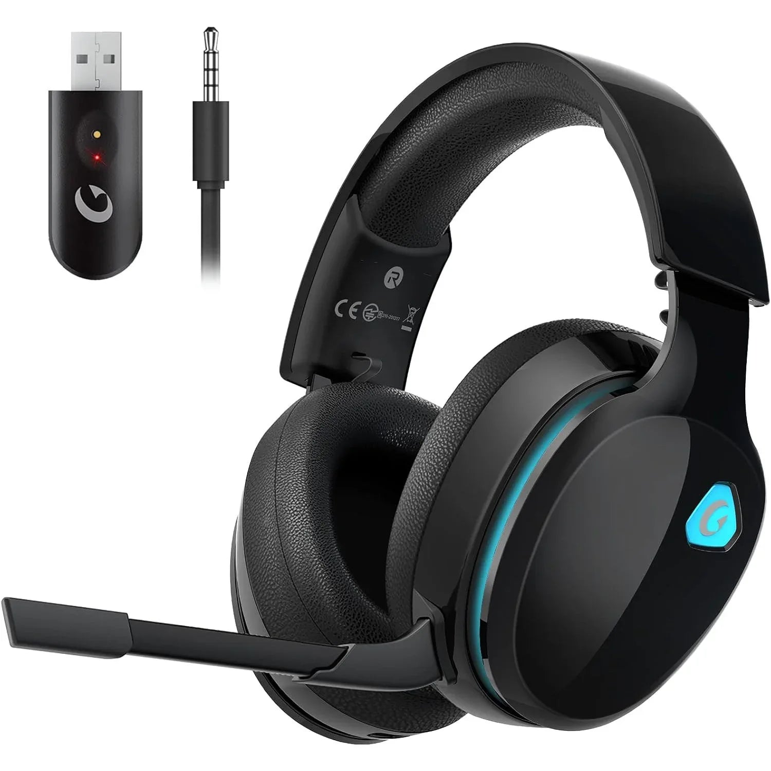 Gtheos Captain 300 Wireless Gaming Headset with Noise‑Cancel Mic - Gomix Brands Outlet