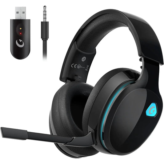 Gtheos Captain 300 Wireless Gaming Headset with Noise‑Cancel Mic - Gomix Brands Outlet