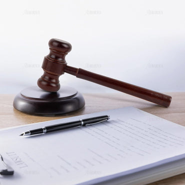 AUEAR 4 Pack Wooden Judge Gavel Mini Gavels Dark Brown Court Auction Prop