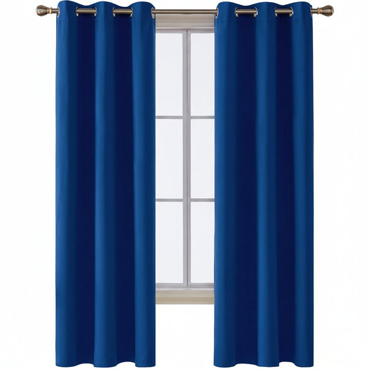 Deconovo Thermal insulated room darkening grommet curtain panel for Bedroom