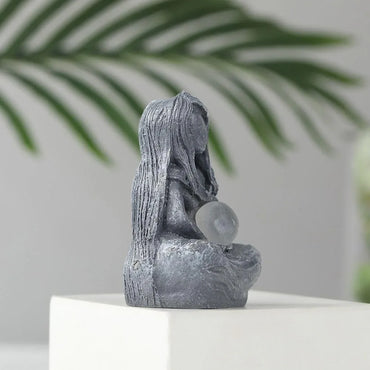 Industrial Piston Skull Resin Sculpture with Rotating Gears - Gomix Brands Outlet