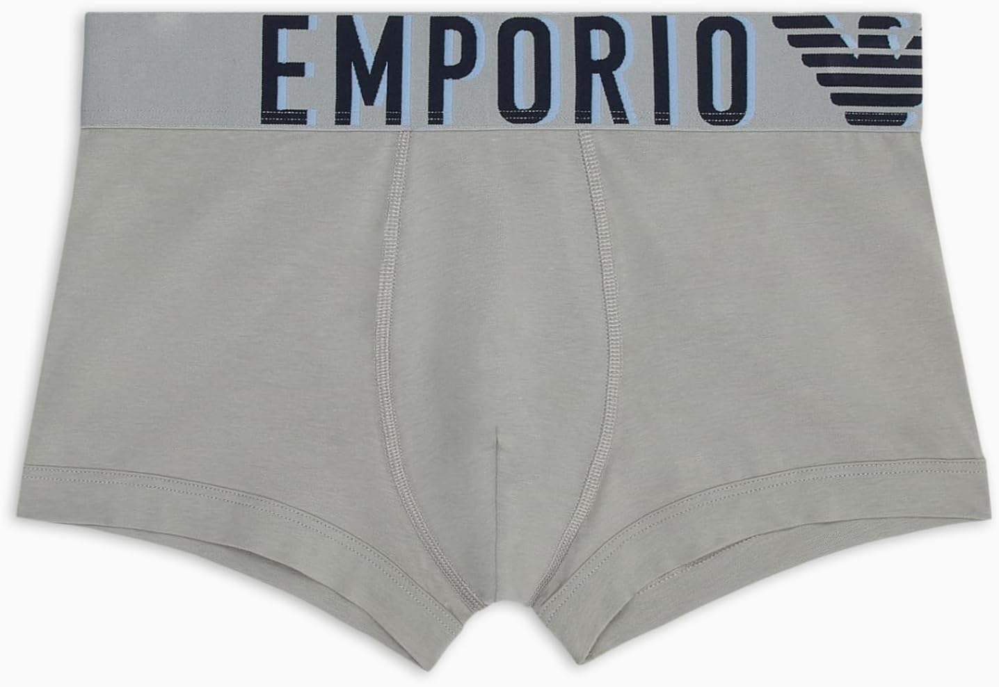 Emporio Armani Men's Stretch Cotton Megalogo Trunk