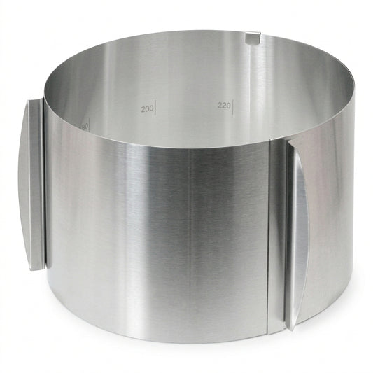 wenco 555647 Adjustable Cake Ring 16-30cm Silver
