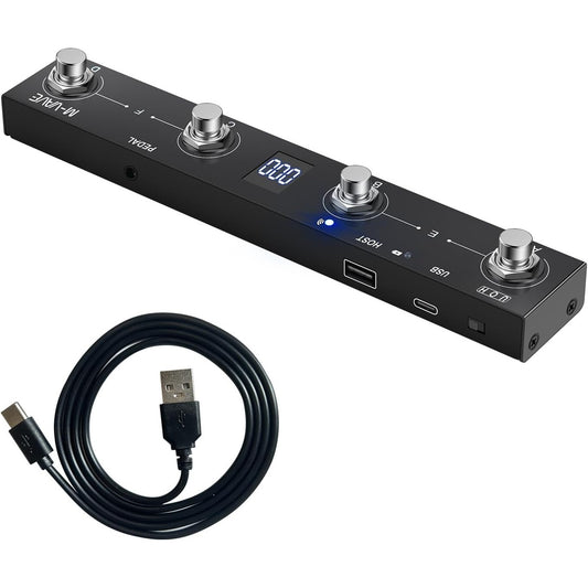 Chocolate Plus Wireless Bluetooth MIDI Foot Controller with 4 Buttons