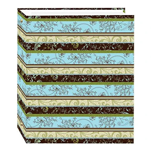 Magnetic Self-Stick 3‑Ring Photo Album with 100 Pages and Pattern Designs - Gomix Brands Outlet