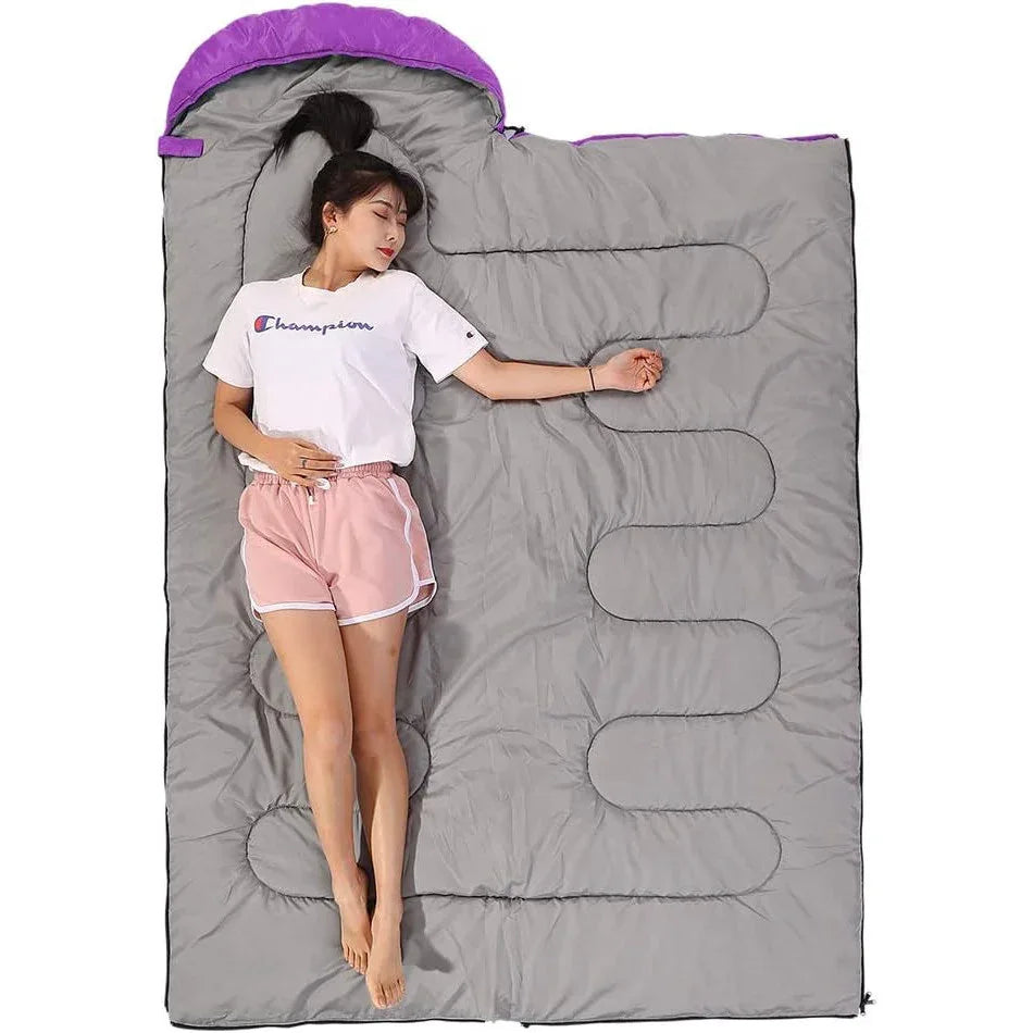SWTMERRY 3-Season Lightweight Waterproof Sleeping Bag for Kids & Adults - Gomix Brands Outlet