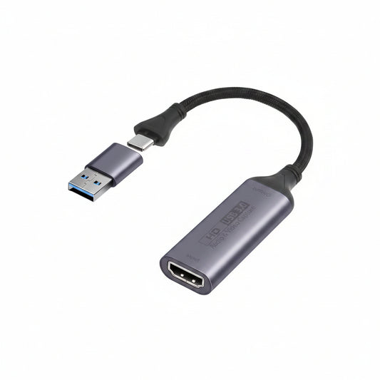 AXFEE Video Capture Card HDMI to USB-C 4K 1080P for PS5 Switch Xbox