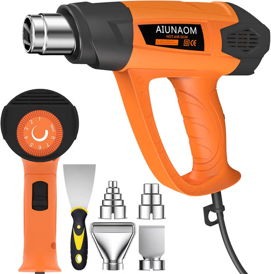 AIUNAOM 2000W Professional Heat Gun with 9 Temperature Settings