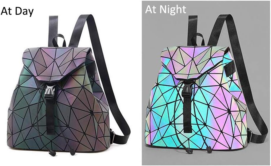Luminous Geometric Backpack