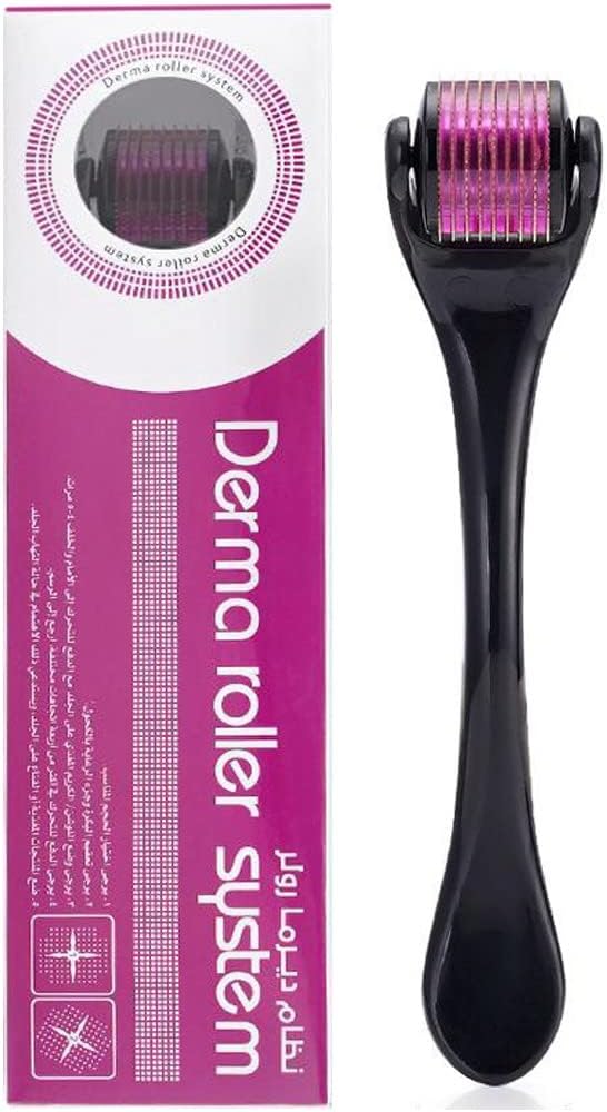 Derma Roller Boolavard 0.3mm Titanium Needle Roller with Travel Case