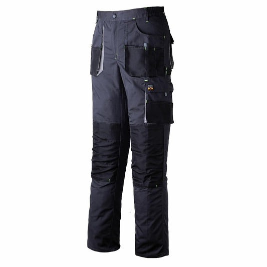 REIS FORECO‑T SBJS60 Men's Cut‑Protection Work Trousers – Grey/Black