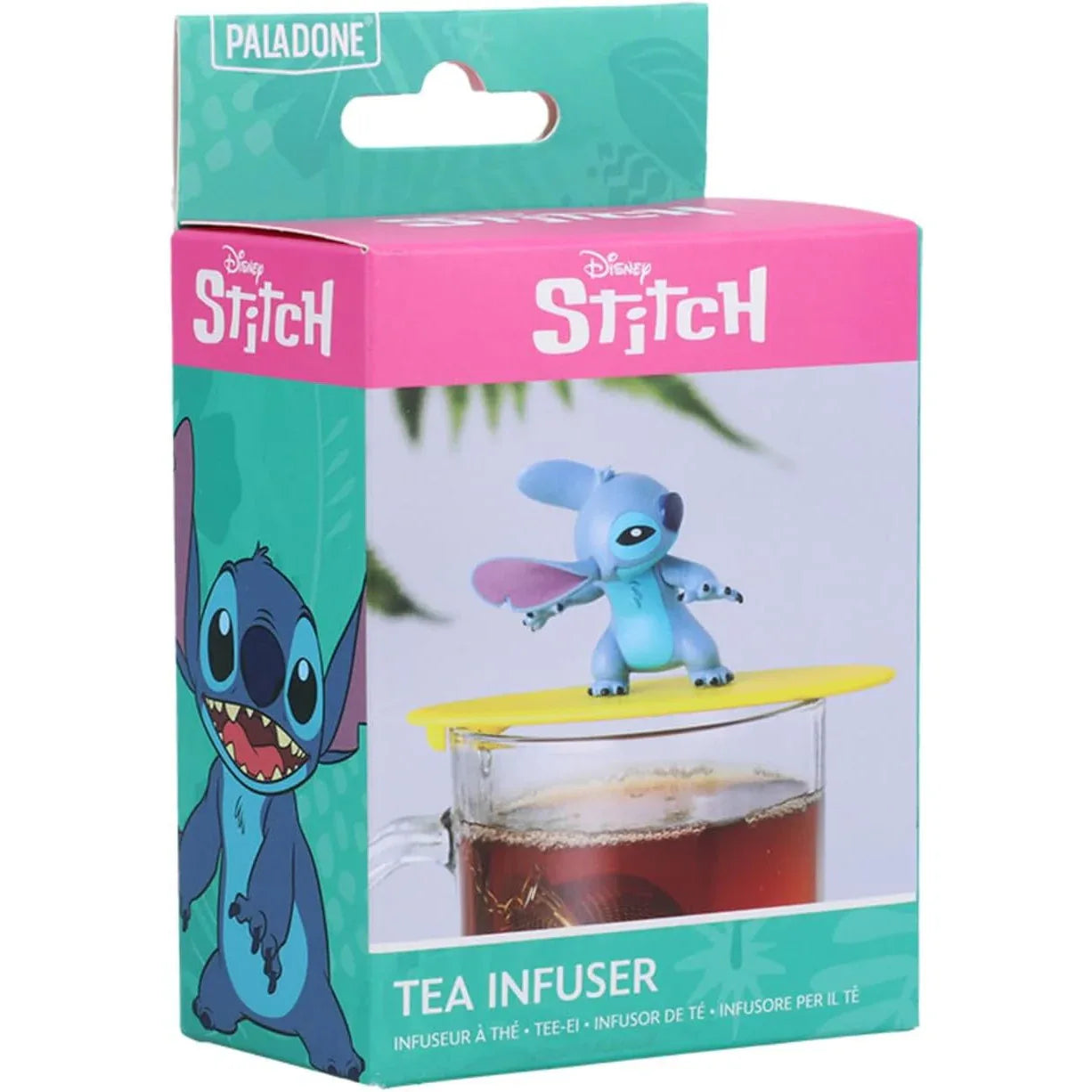 Paladone Disney Stitch Surfing Tea Infuser – Stainless Steel - Gomix Brands Outlet