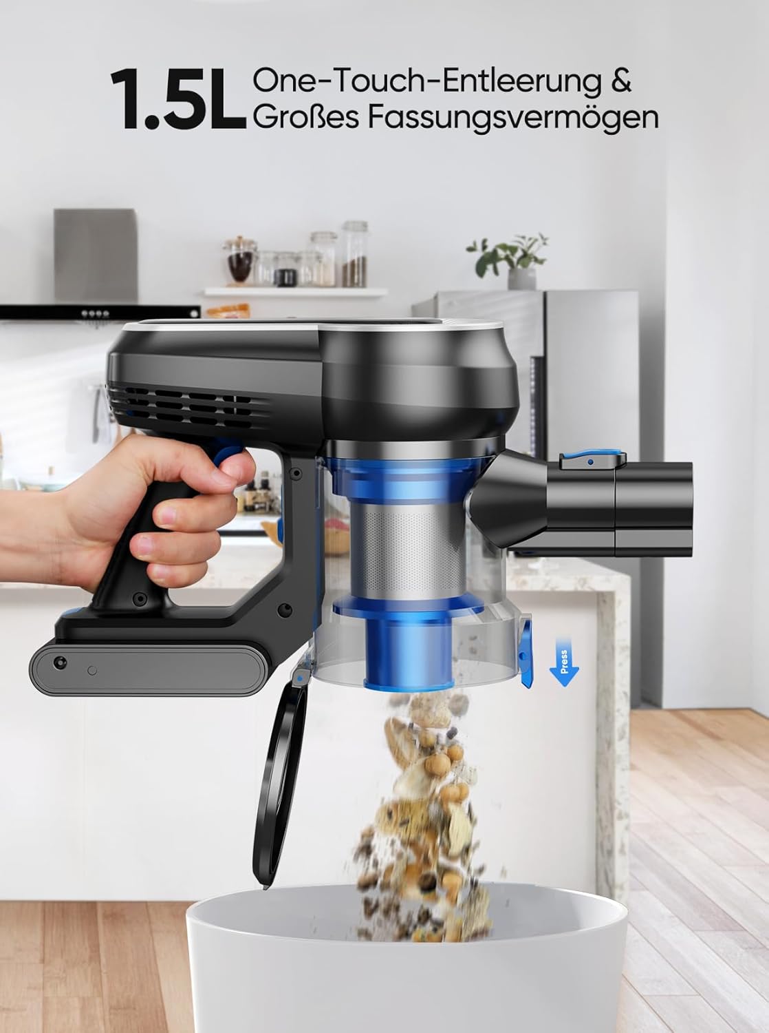 Roanow MarsVac S1 Cordless Vacuum Cleaner 450W 38000Pa 55min