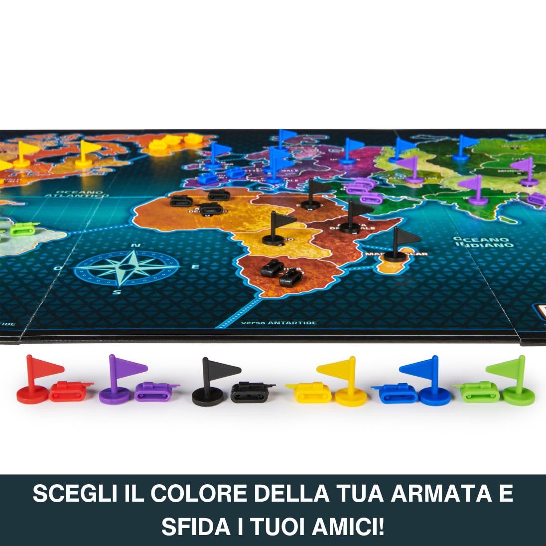 Risk Classic Edition 2023 Board Game – Strategic Conquest for 3‑6 Players