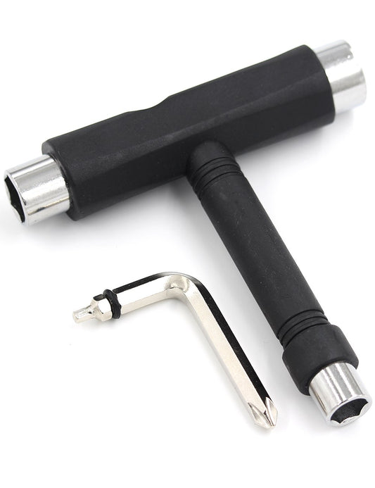 Black Skate Tool Multi-Tool Kit for Independent Longboards