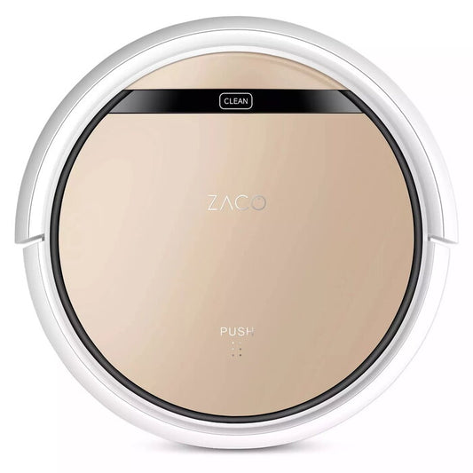 Zaco V5s Pro Gold Robotic Vacuum Mop Cleaner with Wet Mopping Function