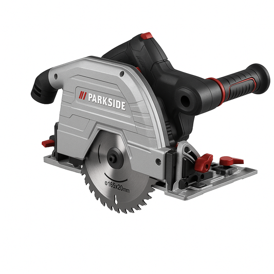 PARKSIDE PERFORMANCE 20V Cordless Brushless Plunge Saw Kit with Guide Rail with battery&charger