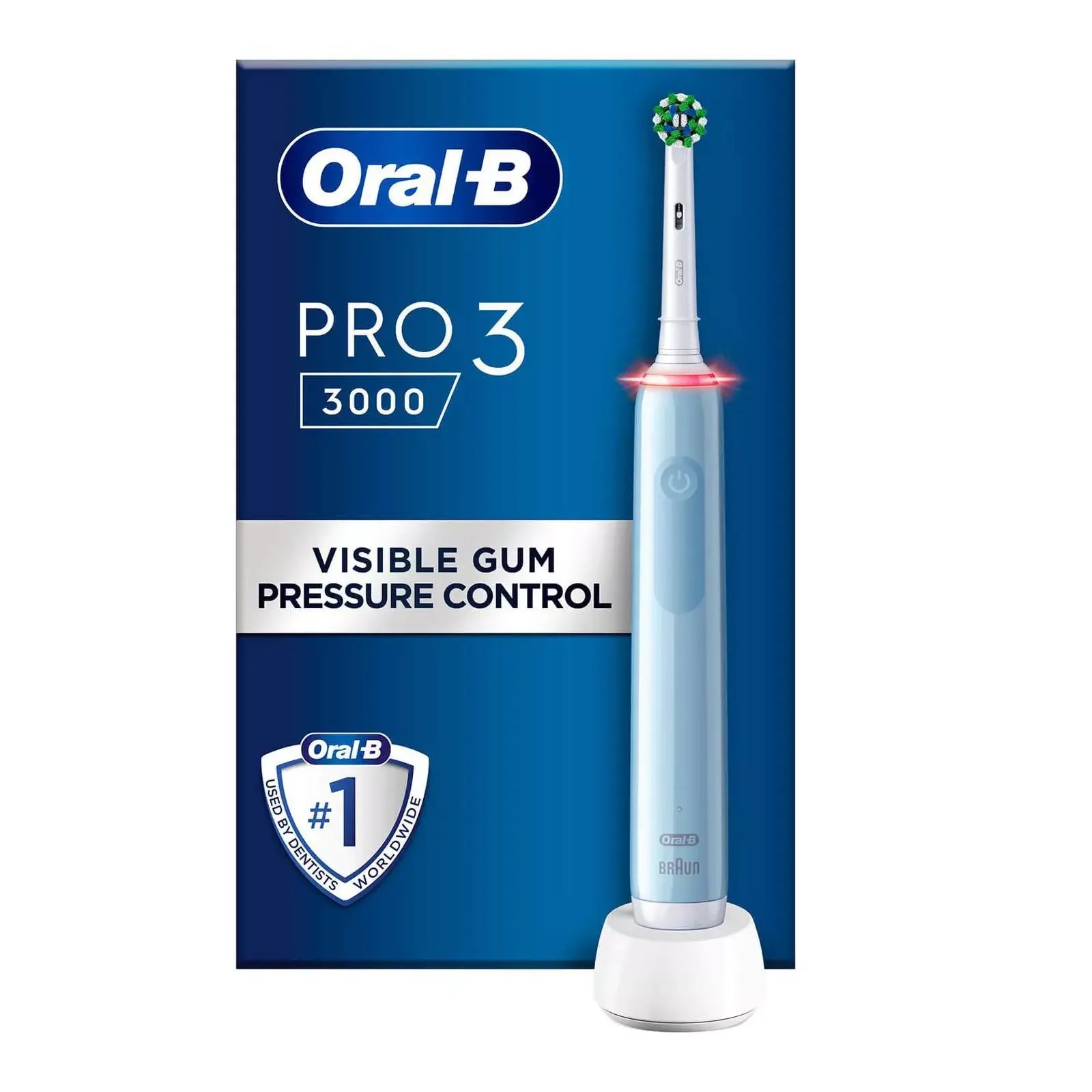 Oral-B Pro 3 3000 CrossAction Electric Toothbrush with Pressure Control