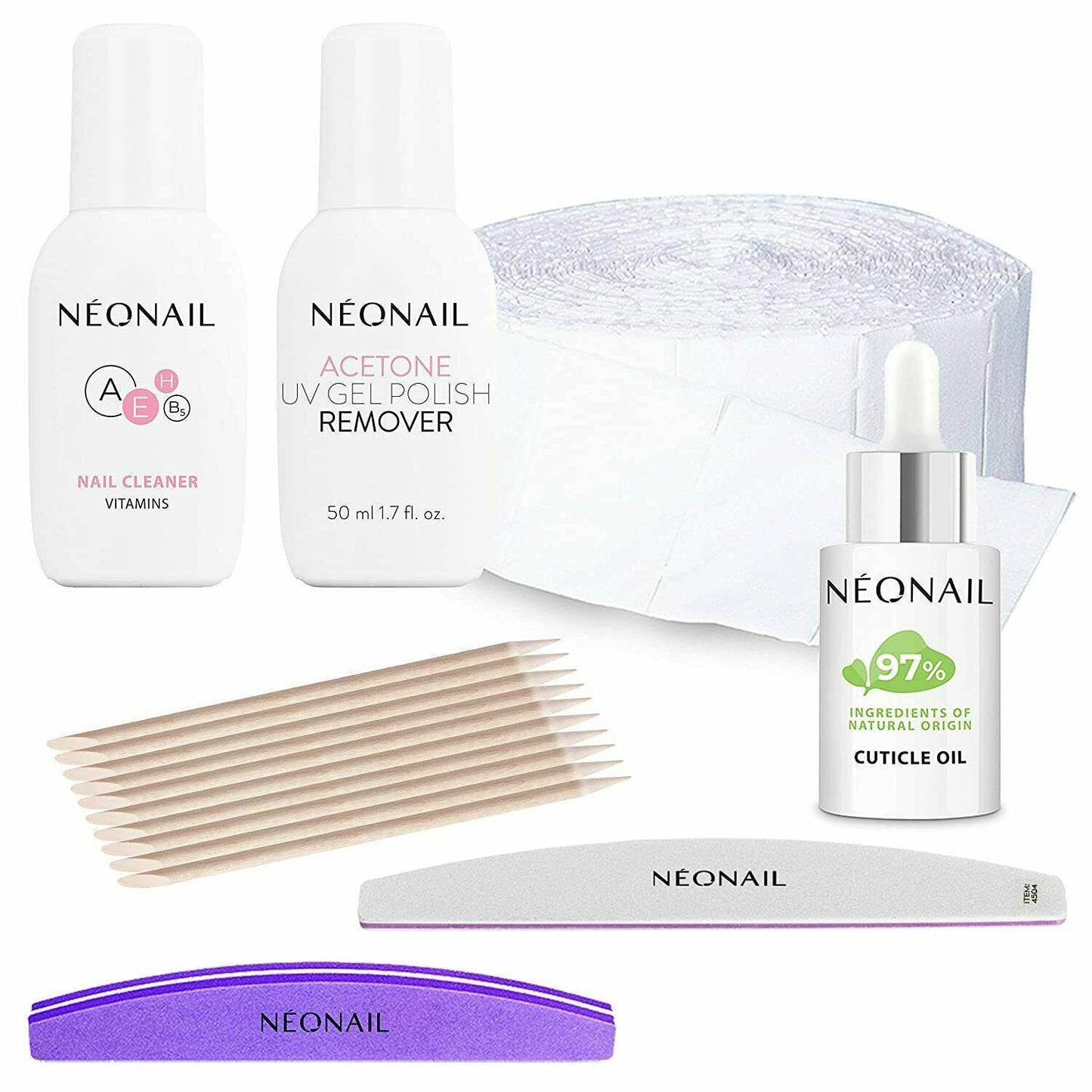 NeoNail Adorable UV Gel Polish Starter Kit, 5 Colors, 48W LED Lamp