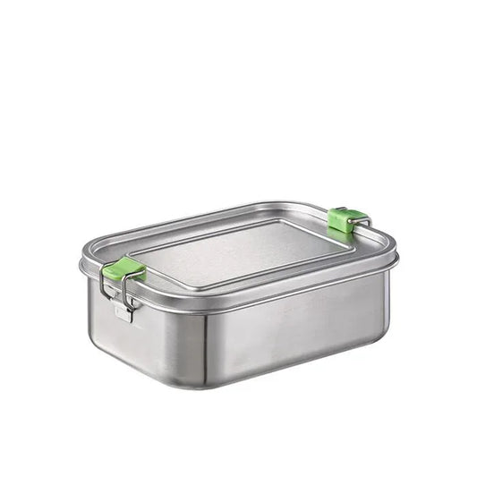 Stainless Steel LUNCHBUDDY 1.1L Lunch Box with Secure Clips - Gomix Brands Outlet