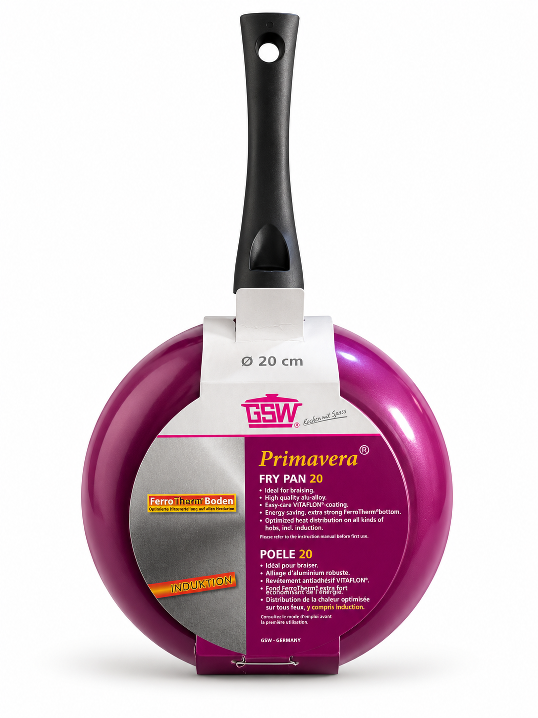 GSW Primavera Frying Pan 20cm - Induction Compatible