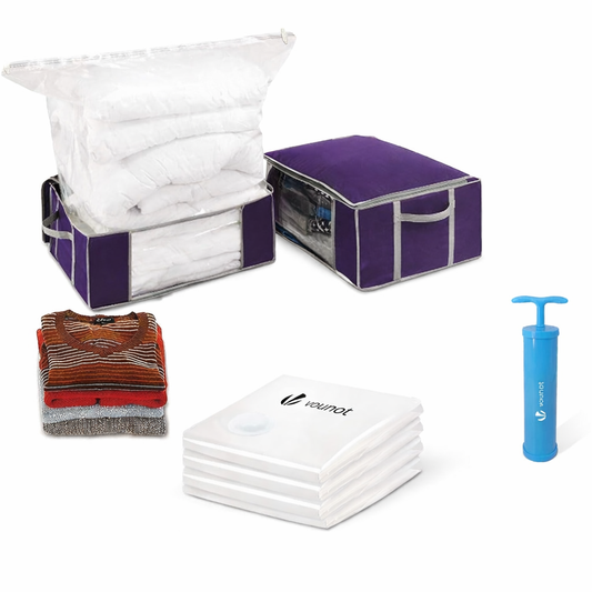 VOUNOT Set of 2 vacuum storage bag Large Capacity XXL