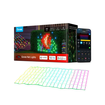 Govee RGBIC LED Net Lights for Bushes Outdoor Garden Decor Smart App Control