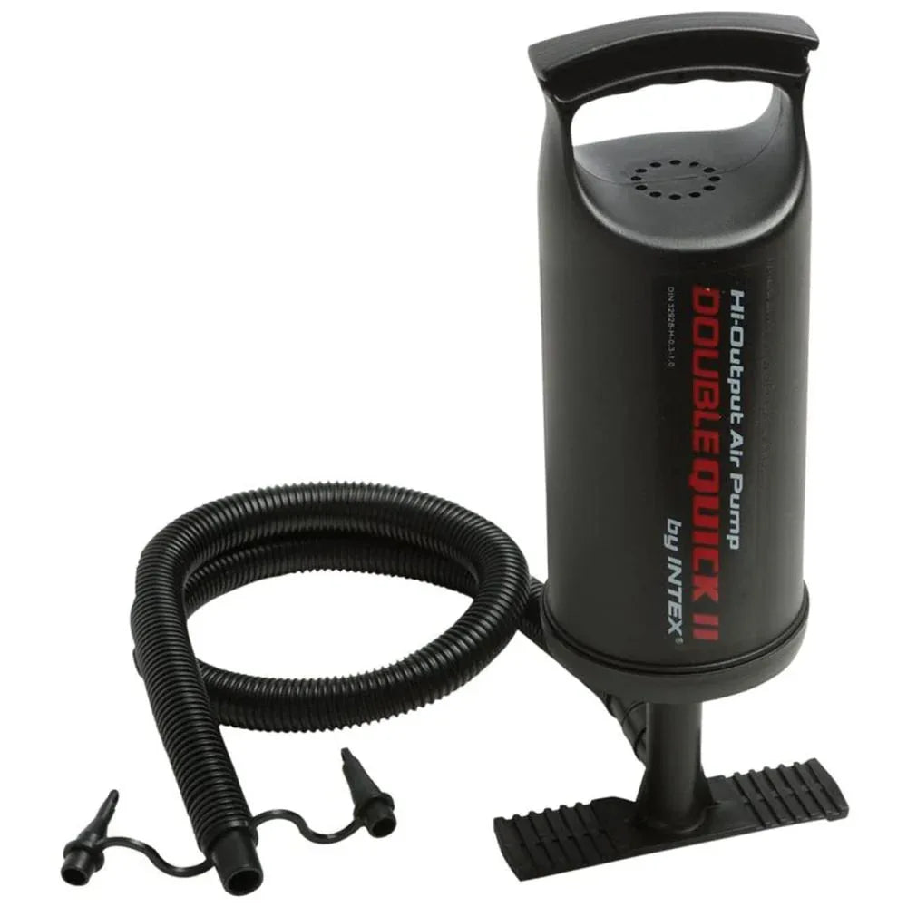 Intex Double Quick II Efficient Manual Hand Pump for Airbeds Inflatables Pools - Gomix Brands Outlet