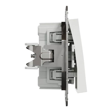 Asfora White Built-in Two-Way Light Switch for Reliable Electrical Control