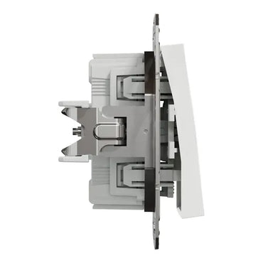 Asfora White Built-in Two-Way Light Switch for Reliable Electrical Control - Gomix Brands Outlet