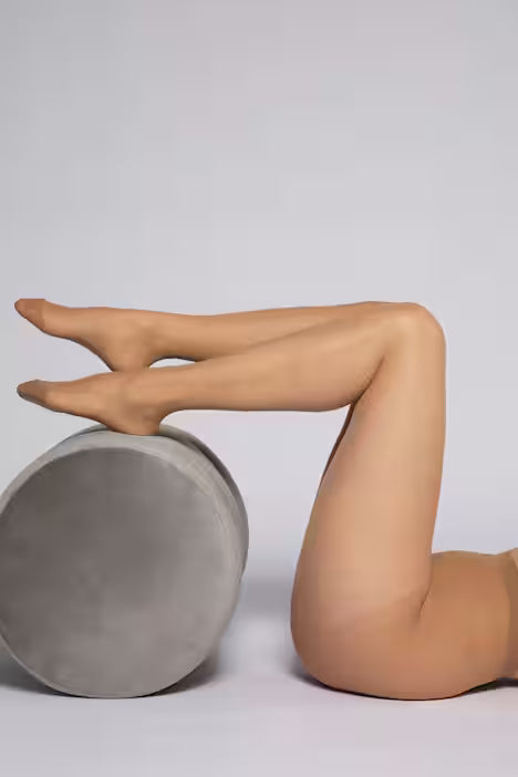 Ulla Popken Women’s Tights 3-Pack Nude