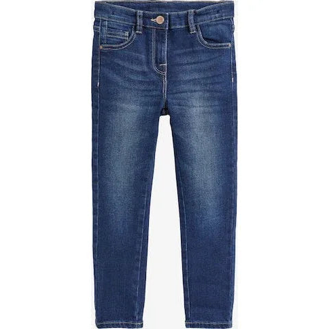 Next Kids' Blue Denim Skinny Fit Jeans - Comfortable Stretch Everyday Wear - Gomix Brands Outlet