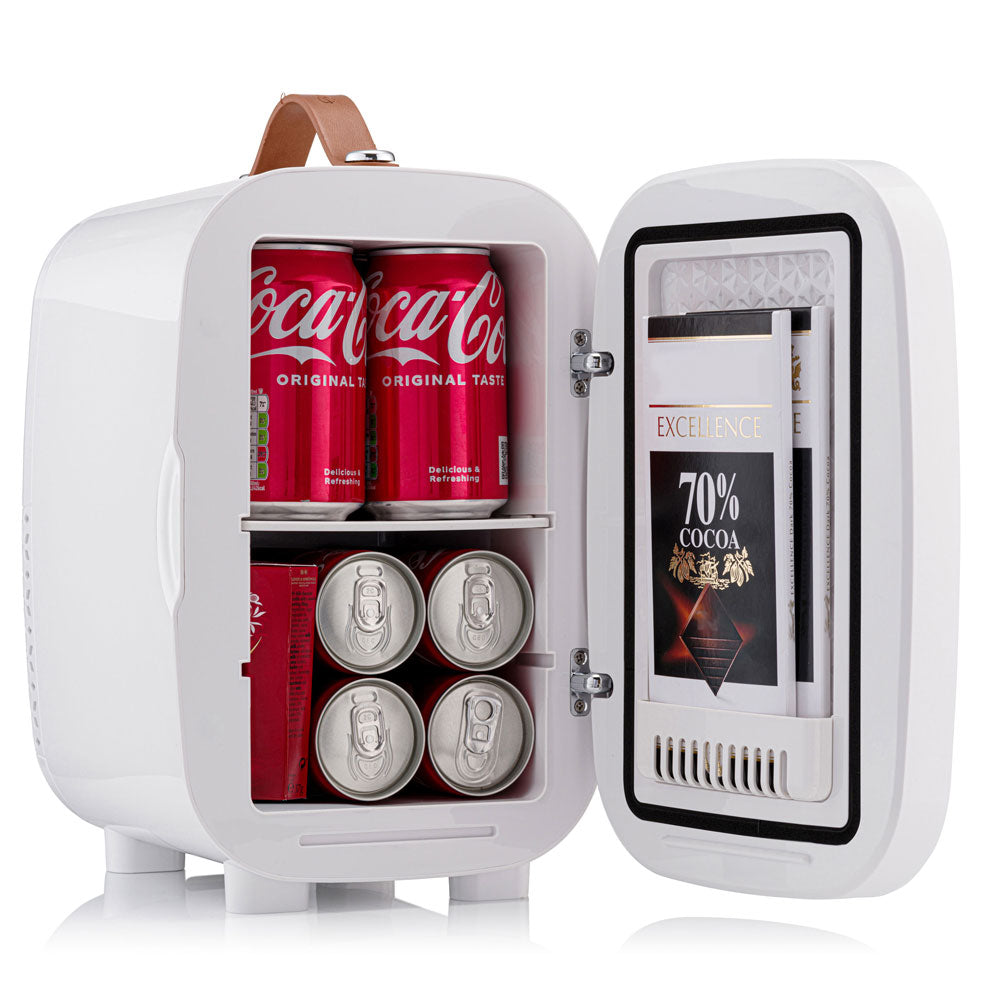 Subcold Pro6 6L Mini Fridge – Portable White Cooler with USB Power