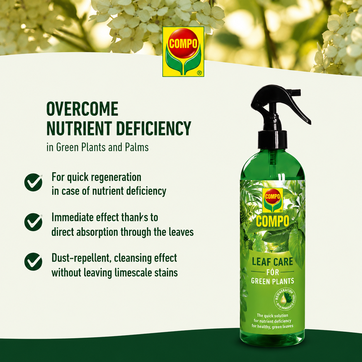 COMPO Foliar Care for Green Plants 500 ml