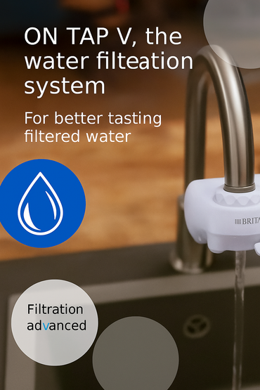 BRITA ON TAP V Faucet Water Filter System for Pure, Great-Tasting Water