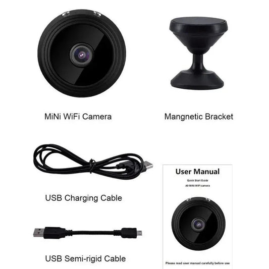 A9 Mini WiFi Camera Compact Wireless Home Surveillance Device - Gomix Brands Outlet