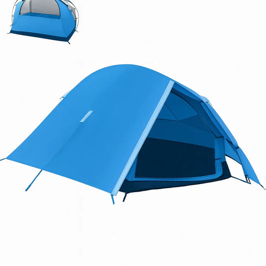 Portable Retractable Beach Shelter Waterproof UV-Resistant 3-Person Green - Gomix Brands Outlet