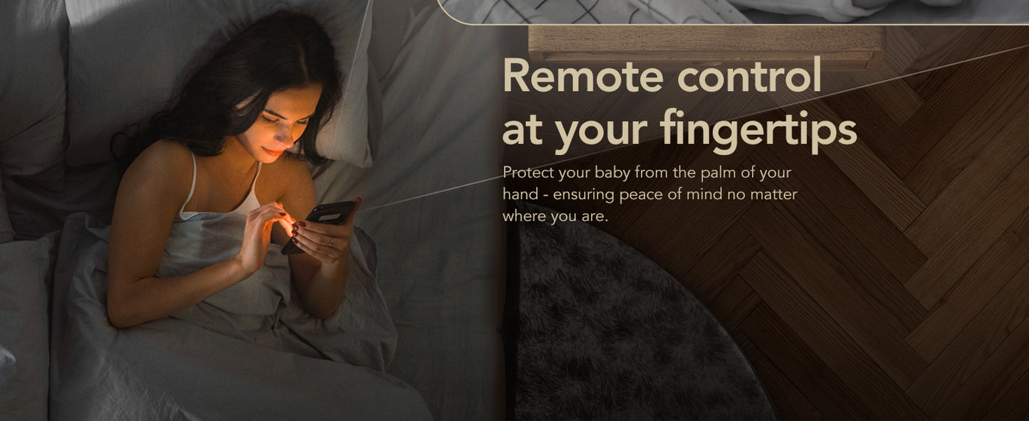 GNCC 1080P Smart WiFi Baby Monitor: Night Vision, 2-Way Audio, Alexa Compatible