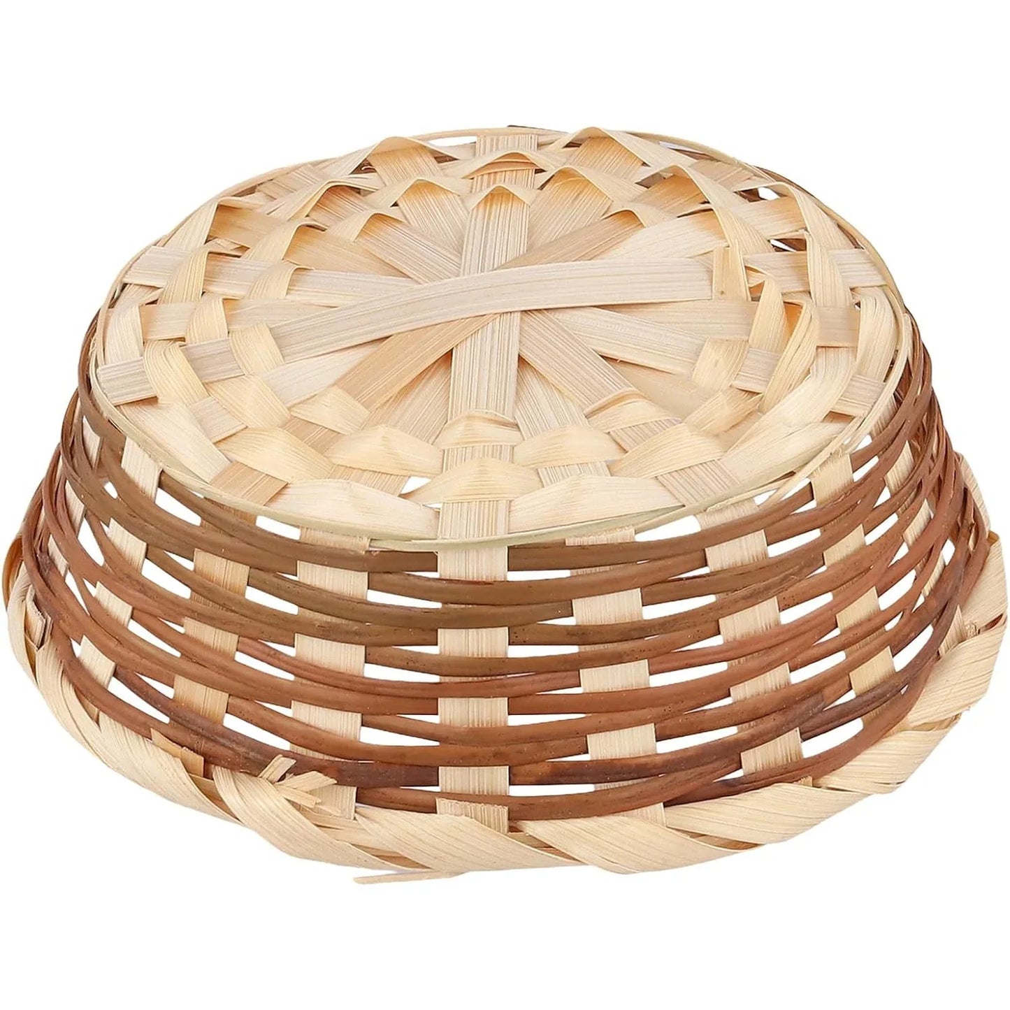 15 Small Bamboo Bread Baskets – 17cm Round Gift Set - Gomix Brands Outlet