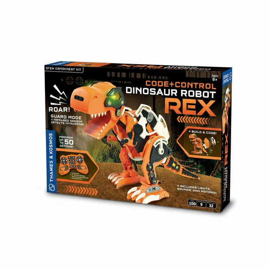 Thames & Kosmos Code+Control REX Dinosaur Robot STEM Kit